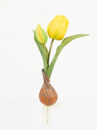 Artificial Table Plants 13*13*25cm Tulip+Onion *2 single stem GS-41523027-P2 Potted Flowers&Plants 3,000+ sqm showroom with thousands of artificial flowers, plants & trees ready for global sourcing.