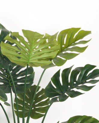 Artificial Tree 104*104*140cm Monstera deliciosa in PP pot/11 lvs GS-67723004 Tree&Plant YeahFlower is one of Chinese leading OEM manufacturers and exporters , supplying the silk flowers, wholesale artificial trees