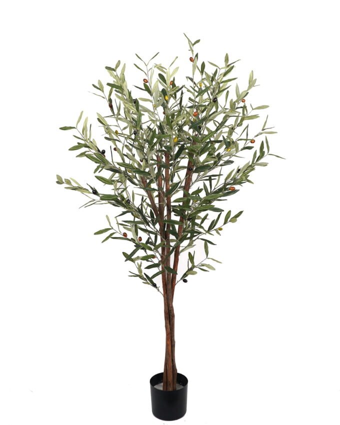 Artificial Tree 76*76*148cm Olive Tree *3 in PP pot GS-59523026 Tree&Plant YeahFlower is one of Chinese leading OEM manufacturers and exporters , supplying the silk flowers, wholesale artificial trees
