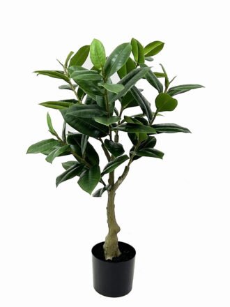 Artificial Tree 52*52*123cm Rubber tree in PP pot GS-46723003 Tree&Plant 3,000+ sqm showroom with thousands of artificial flowers, plants & trees ready for global sourcing.