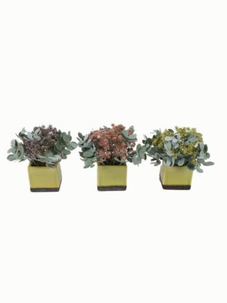 Artificial Table Plants 23*23*26cm Artificial plant in Ceramic pot GS-59123033 Potted Flowers&Plants 3,000+ sqm showroom with thousands of artificial flowers, plants & trees ready for global sourcing.