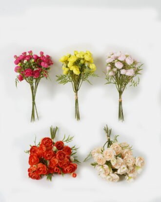 Artificial Flower 20*20*30cm Camellia *6 bundle GS-27923038 Bouquet 3,000+ sqm showroom with thousands of artificial flowers, plants & trees ready for global sourcing.