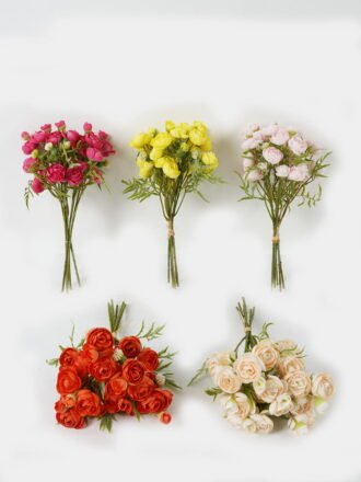 Artificial Flower 19*19*33cm  Rose hydrangea *5 bundle GS-27923036-C1 Bouquet 3,000+ sqm showroom with thousands of artificial flowers, plants & trees ready for global sourcing.