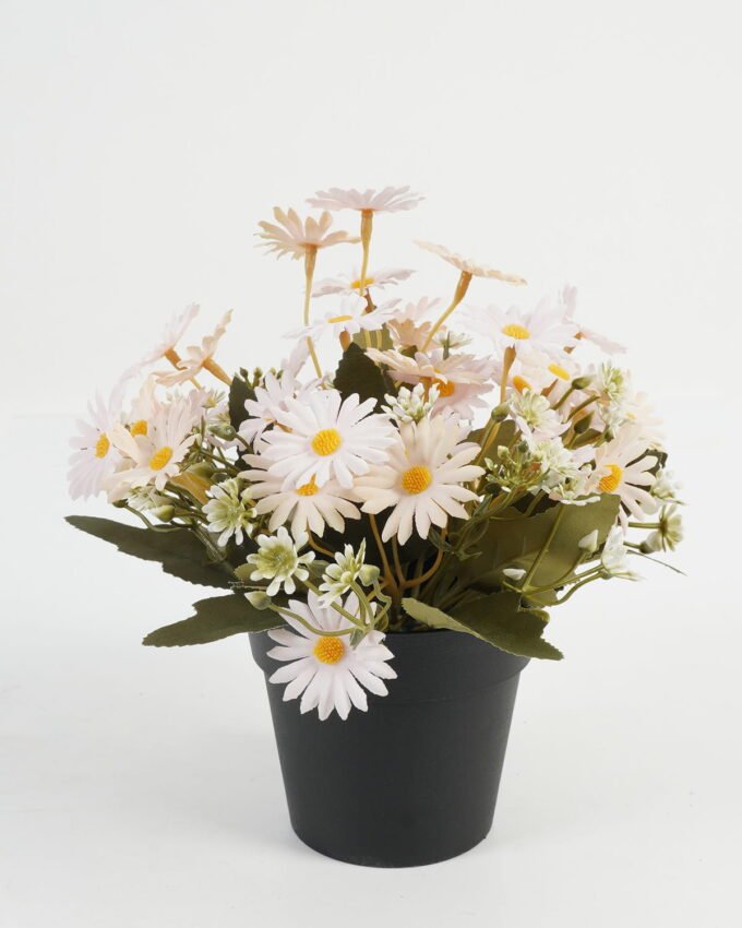 Artificial Flower 20*20*19cm Daisy in PP pot GS-03323028 Single Flowers YeahFlower is one of Chinese leading OEM manufacturers and exporters , supplying the silk flowers, wholesale artificial trees
