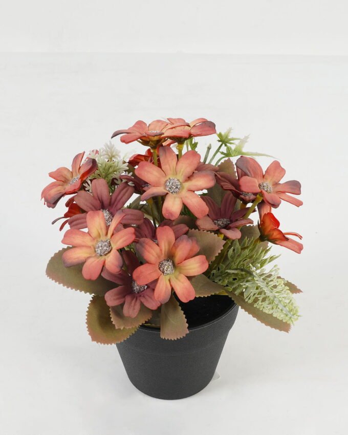 Artificial Flower 17*17*18cm Daisy in PP pot GS-03323045 Potted Flowers&Plants YeahFlower is one of Chinese leading OEM manufacturers and exporters , supplying the silk flowers, wholesale artificial trees