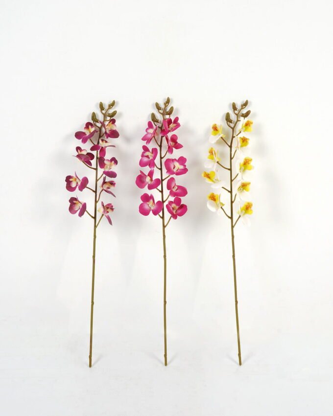 Artificial Flower 11*54cm Dendrobium single stem GS-64923017CONTI Single Flowers YeahFlower is one of Chinese leading OEM manufacturers and exporters , supplying the silk flowers, wholesale artificial trees