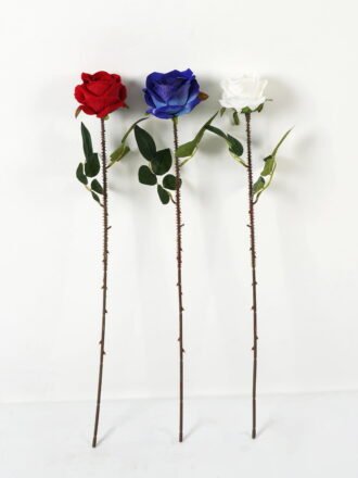 Artificial Flower 12*12*44cm Rose single stem GS-68023007-W1 Single Flowers 3,000+ sqm showroom with thousands of artificial flowers, plants & trees ready for global sourcing.