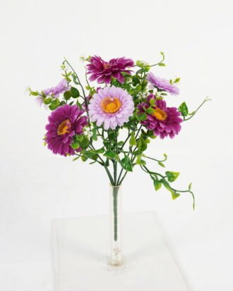 Artificial Flower 22*22*29cm Gerbera *7 bush GS-36623018CONTI-Z1 Flowers Bush YeahFlower is one of Chinese leading OEM manufacturers and exporters , supplying the silk flowers, wholesale artificial trees