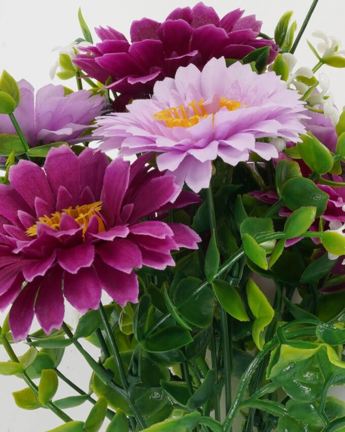 Artificial Flower 22*22*29cm Gerbera *7 bush GS-36623018CONTI-Z1 Flowers Bush YeahFlower is one of Chinese leading OEM manufacturers and exporters , supplying the silk flowers, wholesale artificial trees