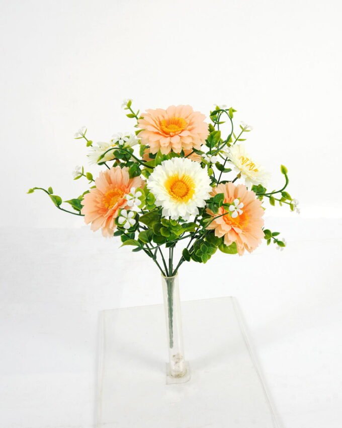 Artificial Flower Gerbera 7 bush GS-36623018CONTI_4 Artificial Flower 22*22*29cm Gerbera *7 bush GS-36623018CONTI Flowers Bush YeahFlower is one of Chinese leading OEM manufacturers and exporters , supplying the silk flowers, wholesale artificial trees