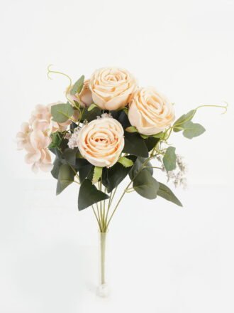 Artificial Flower 30*30*43cm Hydrangea *9 bush GS-57923008-04 Flowers Bush 3,000+ sqm showroom with thousands of artificial flowers, plants & trees ready for global sourcing.