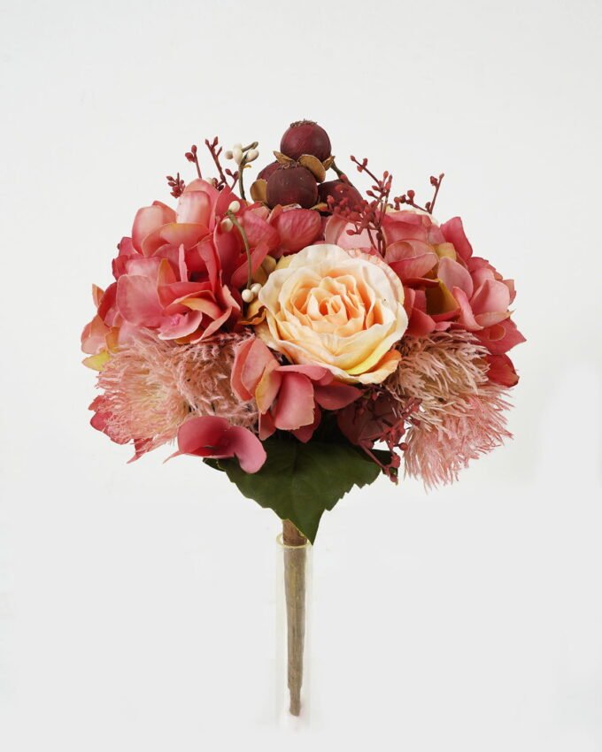 Artificial Flower 25*25*35cm Hydrangea bundle GS-40723002-P1 Flowers Bush YeahFlower is one of Chinese leading OEM manufacturers and exporters , supplying the silk flowers, wholesale artificial trees