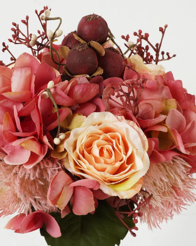 Artificial Flower 25*25*35cm Hydrangea bundle GS-40723002-P1 Flowers Bush YeahFlower is one of Chinese leading OEM manufacturers and exporters , supplying the silk flowers, wholesale artificial trees