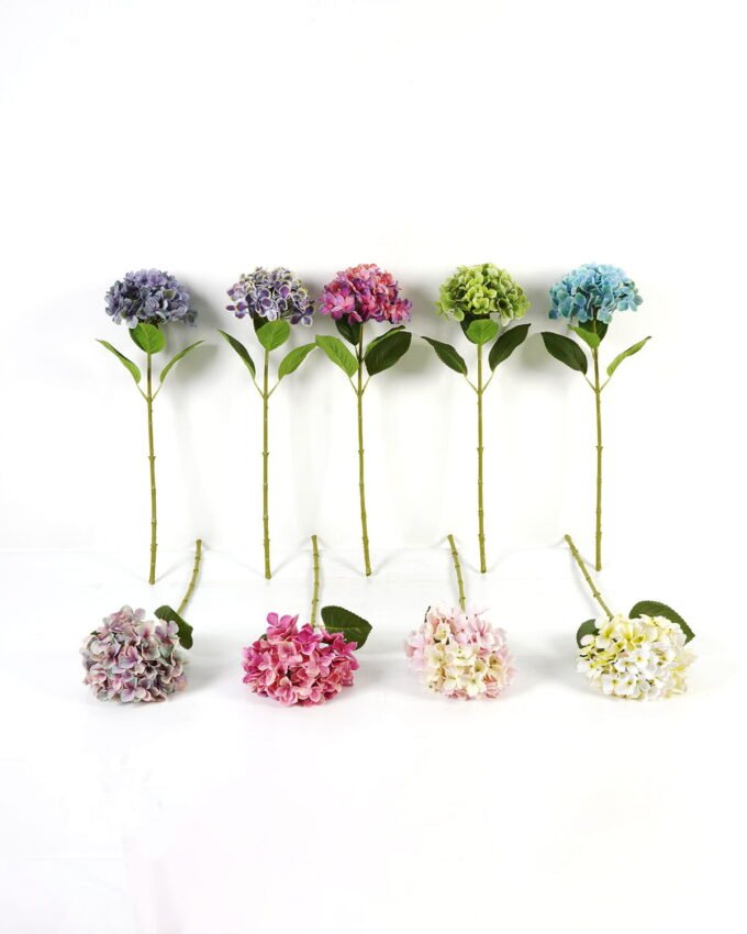 Artificial Flower 23*23*64cm  Hydrangea single stem GS-64923014CONTI Single Flowers YeahFlower is one of Chinese leading OEM manufacturers and exporters , supplying the silk flowers, wholesale artificial trees