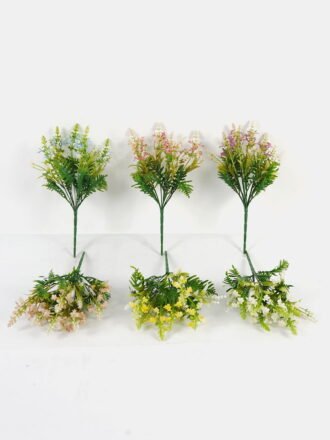Artificial Flower 15*15*41cm Lavender *5 bush GS-36623011CONTI Flowers Bush 3,000+ sqm showroom with thousands of artificial flowers, plants & trees ready for global sourcing.