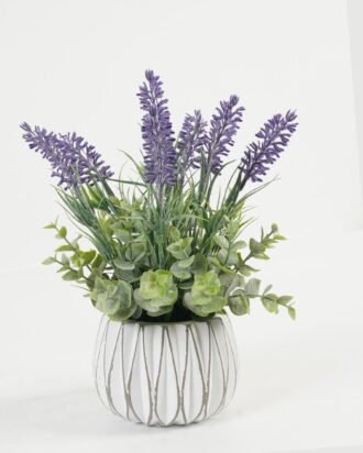 Artificial Flower 17*17*25cm Lavender in cement pot GS-03323073 Potted Flowers&Plants YeahFlower is one of Chinese leading OEM manufacturers and exporters , supplying the silk flowers, wholesale artificial trees