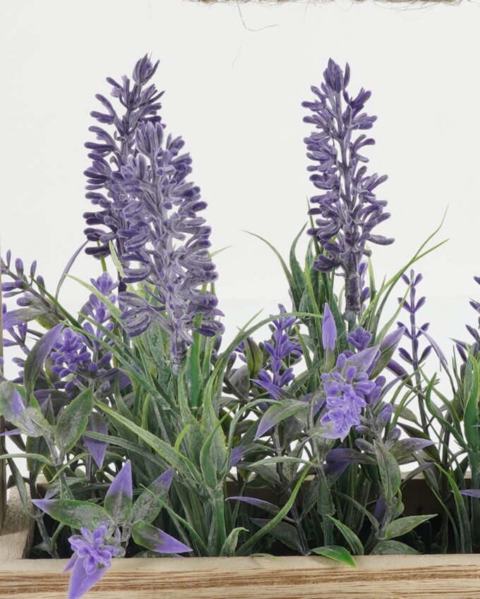 Artificial Flower Lavender in wooden pot GS-03323087_3 Artificial Flower 19*7.5*23.5cm Lavender in wooden pot GS-03323087 Potted Flowers&Plants YeahFlower is one of Chinese leading OEM manufacturers and exporters , supplying the silk flowers, wholesale artificial trees