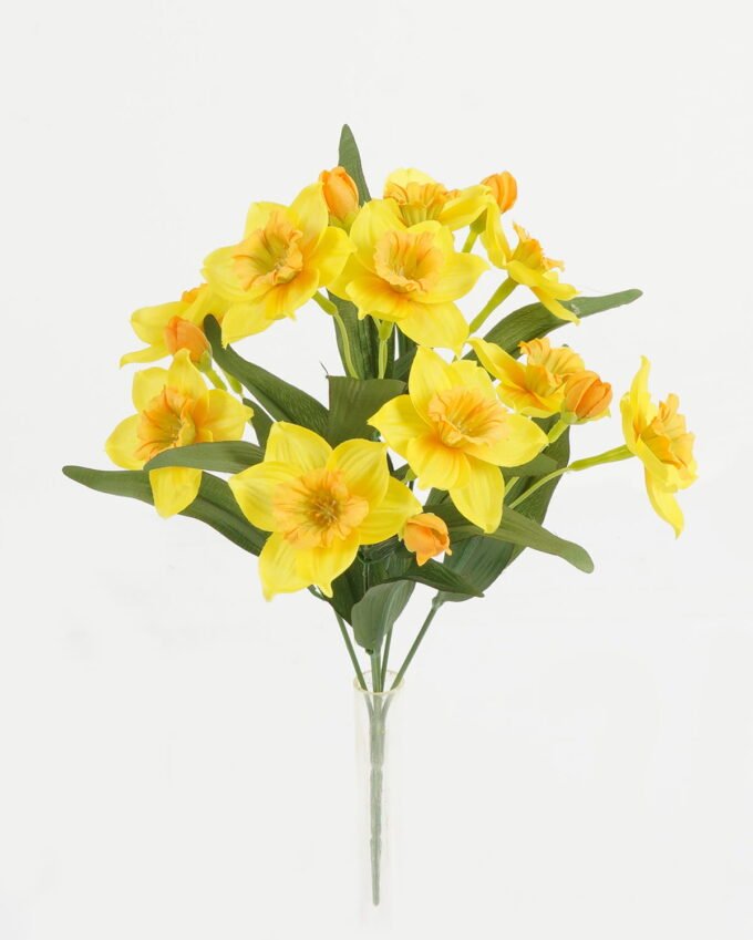 Artificial Flower 21*31CM Narcissus bush*5 GS-16820007-Y1 Single Flowers YeahFlower is one of Chinese leading OEM manufacturers and exporters , supplying the silk flowers, wholesale artificial trees