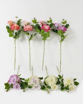 Artificial Flower 23*23*80cm Rose *2 single stem GS-39123015CONTI Single Flowers YeahFlower is one of Chinese leading OEM manufacturers and exporters , supplying the silk flowers, wholesale artificial trees