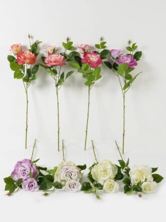 Artificial Flower 23*23*66cm Flower *3 single stem GS-39123014CONTI-Y1 Single Flowers 3,000+ sqm showroom with thousands of artificial flowers, plants & trees ready for global sourcing.