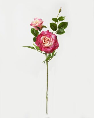 Artificial Flower 23*23*80cm Rose *2 single stem GS-39123015CONTI-R3 Single Flowers YeahFlower is one of Chinese leading OEM manufacturers and exporters , supplying the silk flowers, wholesale artificial trees