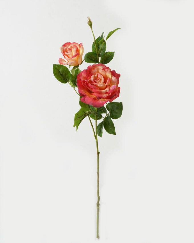 Artificial Flower 23*23*80cm Rose *2 single stem GS-39123015CONTI Single Flowers YeahFlower is one of Chinese leading OEM manufacturers and exporters , supplying the silk flowers, wholesale artificial trees