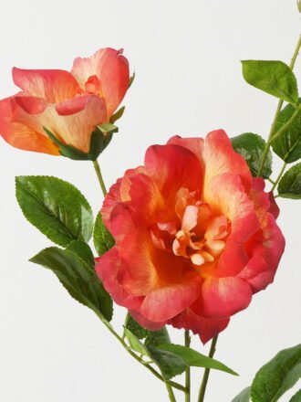 Artificial Flower 23*23*80cm Rose *2 single stem GS-39123016CONTI Single Flowers 3,000+ sqm showroom with thousands of artificial flowers, plants & trees ready for global sourcing.