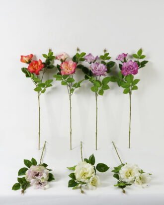 Artificial Flower 23*23*80cm Rose *2 single stem GS-39123016CONTI Single Flowers YeahFlower is one of Chinese leading OEM manufacturers and exporters , supplying the silk flowers, wholesale artificial trees