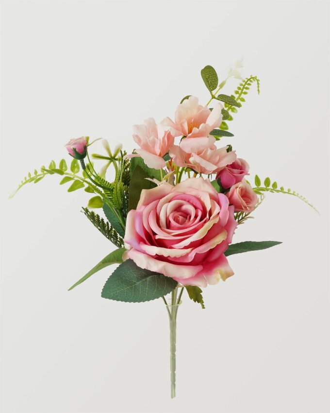 Artificial Flower Rose 5 bush GS-59223001CONTI_3 Artificial Flower 20*20*35cm Rose *5 bush GS-59223001CONTI Flowers Bush YeahFlower is one of Chinese leading OEM manufacturers and exporters , supplying the silk flowers, wholesale artificial trees