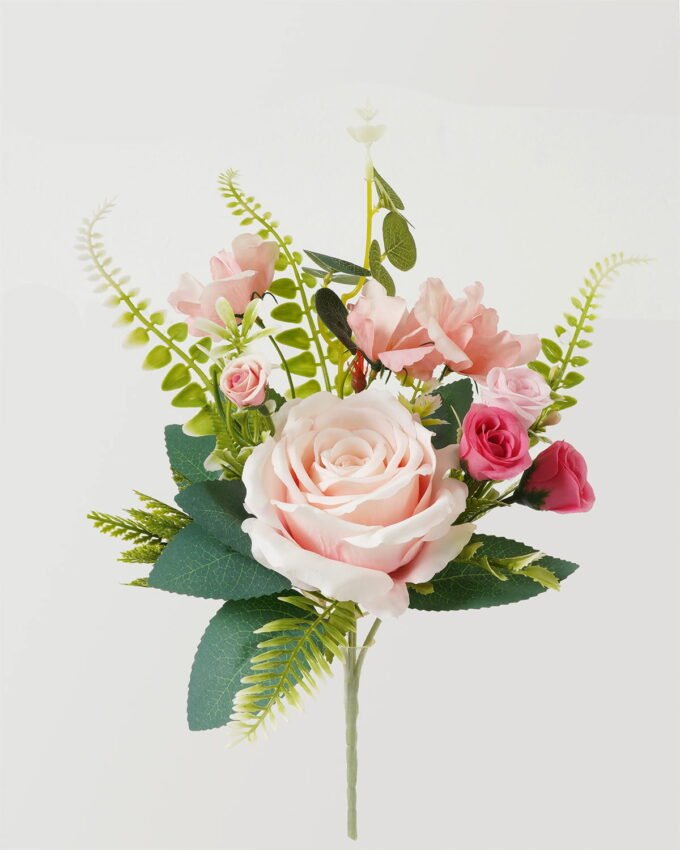 Artificial Flower Rose 5 bush GS-59223001CONTI_5 Artificial Flower 20*20*35cm Rose *5 bush GS-59223001CONTI Flowers Bush YeahFlower is one of Chinese leading OEM manufacturers and exporters , supplying the silk flowers, wholesale artificial trees