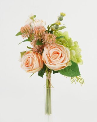 Artificial Flower 21*21*34cm Rose *7 bundle GS-27923035-C1 Bouquet 3,000+ sqm showroom with thousands of artificial flowers, plants & trees ready for global sourcing.