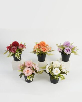 Artificial Flower 20*20*19cm Rose hydrangea in PP pot GS-03323031 Potted Flowers&Plants YeahFlower is one of Chinese leading OEM manufacturers and exporters , supplying the silk flowers, wholesale artificial trees