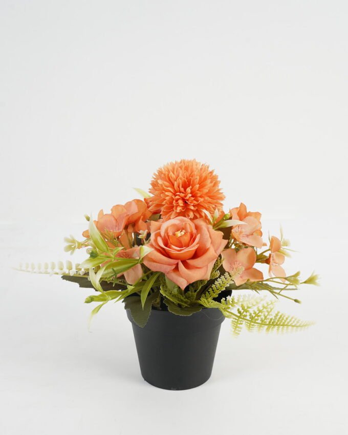 Artificial Flower Rose hydrangea in PP pot GS-03323031_3 Artificial Flower 20*20*19cm Rose hydrangea in PP pot GS-03323031 Potted Flowers&Plants YeahFlower is one of Chinese leading OEM manufacturers and exporters , supplying the silk flowers, wholesale artificial trees