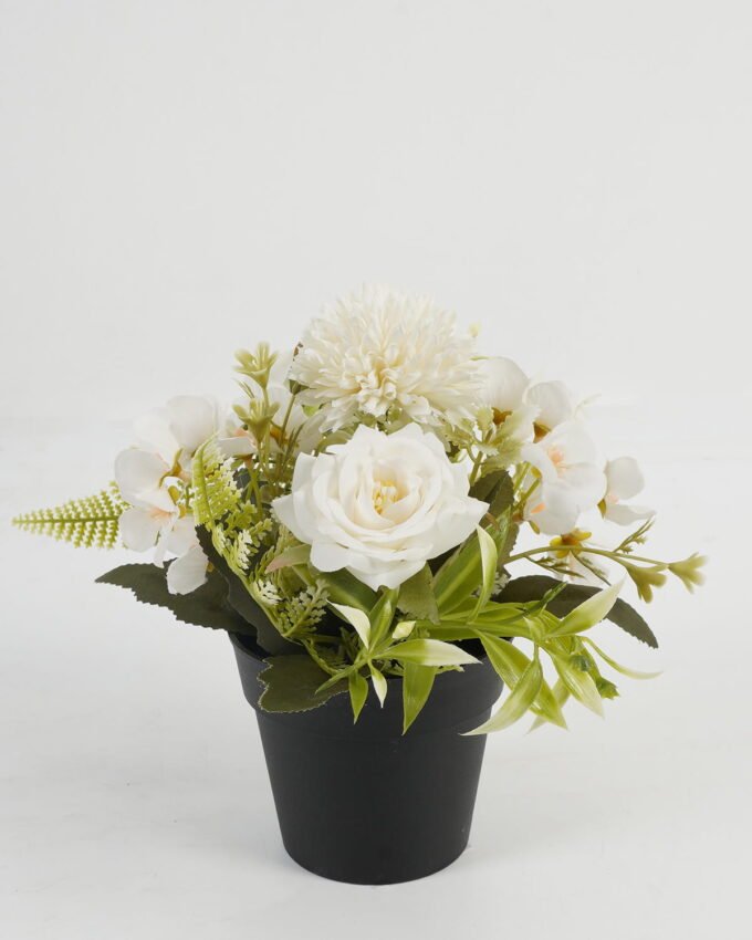 Artificial Flower Rose hydrangea in PP pot GS-03323031_5 Artificial Flower 20*20*19cm Rose hydrangea in PP pot GS-03323031 Potted Flowers&Plants YeahFlower is one of Chinese leading OEM manufacturers and exporters , supplying the silk flowers, wholesale artificial trees