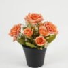 Artificial Flower 20*20*19cm Rose in PP pot GS-03323030 Potted Flowers&Plants YeahFlower is one of Chinese leading OEM manufacturers and exporters , supplying the silk flowers, wholesale artificial trees