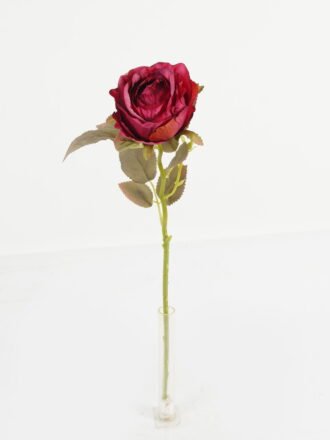 Artificial Flower 12*12*44cm Rose single stem GS-68023007-W1 Single Flowers 3,000+ sqm showroom with thousands of artificial flowers, plants & trees ready for global sourcing.