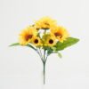 Artificial Flower 27*27*29cm Sunflower *7 bush GS-36623006CONTI Flowers Bush YeahFlower is one of Chinese leading OEM manufacturers and exporters , supplying the silk flowers, wholesale artificial trees