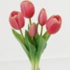 Artificial Flower 12*12*28cm Tulip *5 bundle GS-24523008-R1 Bouquet YeahFlower is one of Chinese leading OEM manufacturers and exporters , supplying the silk flowers, wholesale artificial trees