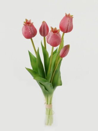 Artificial Flower 15*15*39cm Tulip *5 bush GS-24523013-P2 Bouquet 3,000+ sqm showroom with thousands of artificial flowers, plants & trees ready for global sourcing.
