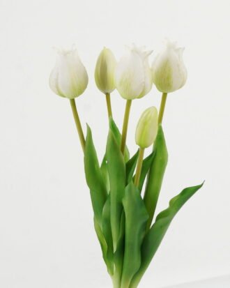 Artificial Flower 15*15*39cm Tulip *5 bush GS-24523013-W1 Bouquet 3,000+ sqm showroom with thousands of artificial flowers, plants & trees ready for global sourcing.