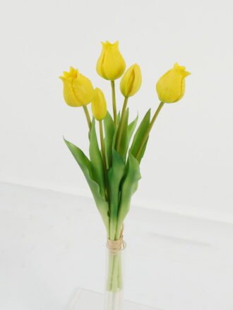 Artificial Flower 15*15*31cm Tulip *5 bush GS-24523014-G1 Bouquet 3,000+ sqm showroom with thousands of artificial flowers, plants & trees ready for global sourcing.