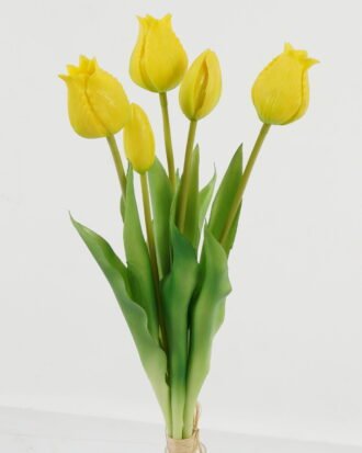 Artificial Flower 15*15*39cm Tulip *5 bush GS-24523013-Y2 Bouquet 3,000+ sqm showroom with thousands of artificial flowers, plants & trees ready for global sourcing.