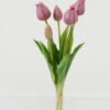 Artificial Flower 15*15*39cm Tulip *5 bush GS-24523013-Y2 Bouquet YeahFlower is one of Chinese leading OEM manufacturers and exporters , supplying the silk flowers, wholesale artificial trees
