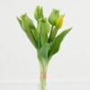 Artificial Flower 15*15*31cm Tulip *5 bush GS-24523014-G1 Bouquet YeahFlower is one of Chinese leading OEM manufacturers and exporters , supplying the silk flowers, wholesale artificial trees