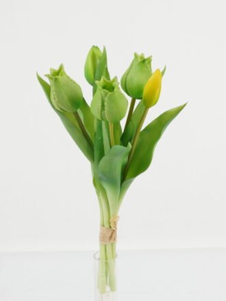 Artificial Flower 15*15*31cm Tulip *5 bush GS-24523014-O1 Bouquet 3,000+ sqm showroom with thousands of artificial flowers, plants & trees ready for global sourcing.
