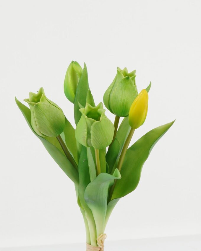Artificial Flower 15*15*31cm Tulip *5 bush GS-24523014-G1 Bouquet YeahFlower is one of Chinese leading OEM manufacturers and exporters , supplying the silk flowers, wholesale artificial trees