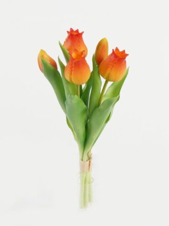 Artificial Flower 15*15*31cm Tulip *5 bush GS-24523014-G1 Bouquet 3,000+ sqm showroom with thousands of artificial flowers, plants & trees ready for global sourcing.