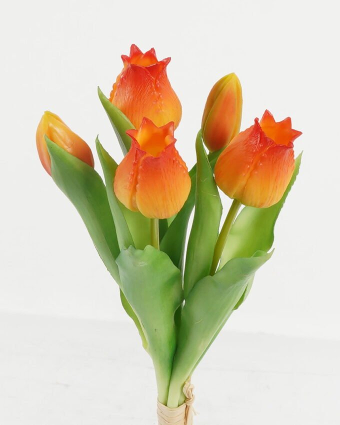 Artificial Flower 15*15*31cm Tulip *5 bush GS-24523014-O1 Bouquet YeahFlower is one of Chinese leading OEM manufacturers and exporters , supplying the silk flowers, wholesale artificial trees