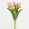 Artificial Flower 15*15*31cm Tulip *5 bush GS-24523014-P2 Bouquet YeahFlower is one of Chinese leading OEM manufacturers and exporters , supplying the silk flowers, wholesale artificial trees