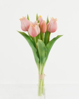 Artificial Flower 15*15*31cm Tulip *5 bush GS-24523014-P2 Bouquet 3,000+ sqm showroom with thousands of artificial flowers, plants & trees ready for global sourcing.